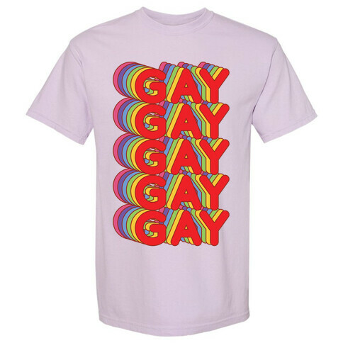 Gay Retro Rainbow T-Shirt