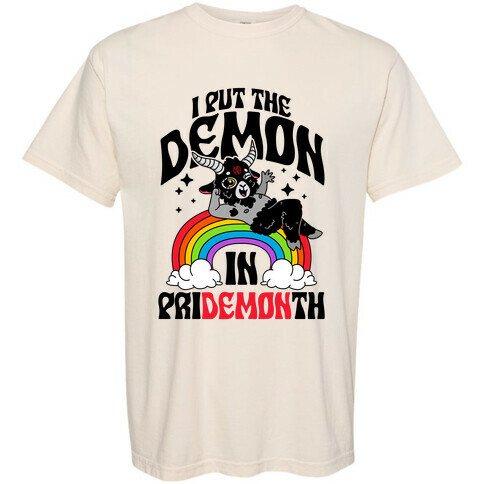 Baphomet I Put The Demon In Pride Month T-Shirt