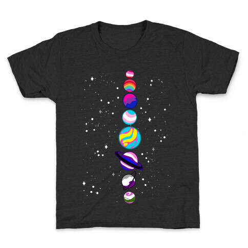 LGBTQ+ Planets Kids T-Shirt