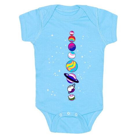 LGBTQ+ Planets Baby One-Piece