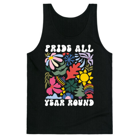 Pride All Year Round Abstract Florals Tank Top