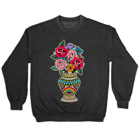 American Traditional Pride Bouquet Tattoo Style Pullover
