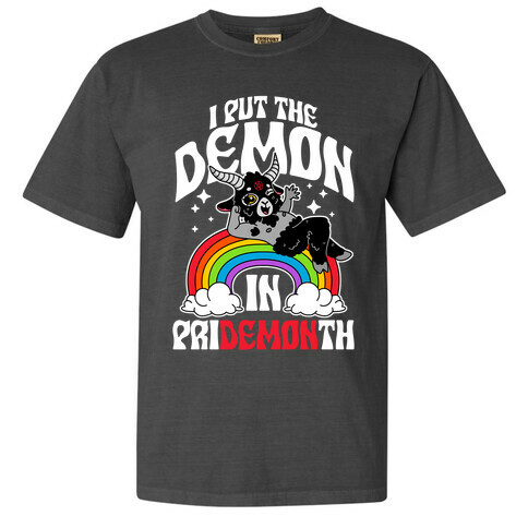 Baphomet I Put The Demon In Pride Month T-Shirt