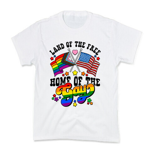 Land of the Free Home of the Gay Kids T-Shirt