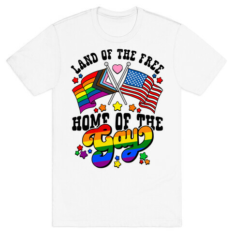 Land of the Free Home of the Gay T-Shirt