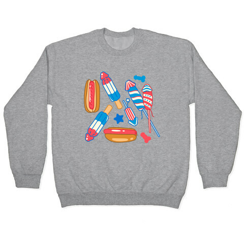 Fourth of July Wieners Pattern Pullover