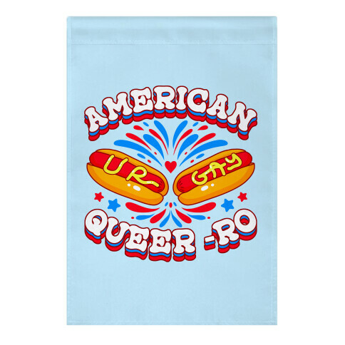 America Queer-Ro Garden Flag