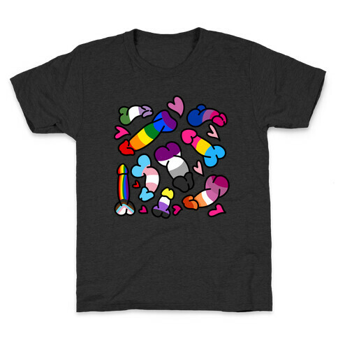 Pride Penis Pattern Kids T-Shirt