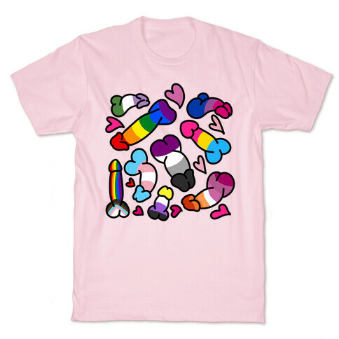 Pride Penis Pattern T-Shirt