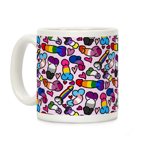 Pride Penis Pattern Coffee Mug
