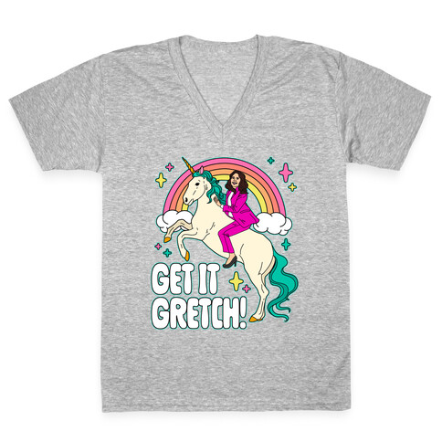 Get It Gretch! Gretchen Whitmer V-Neck Tee Shirt