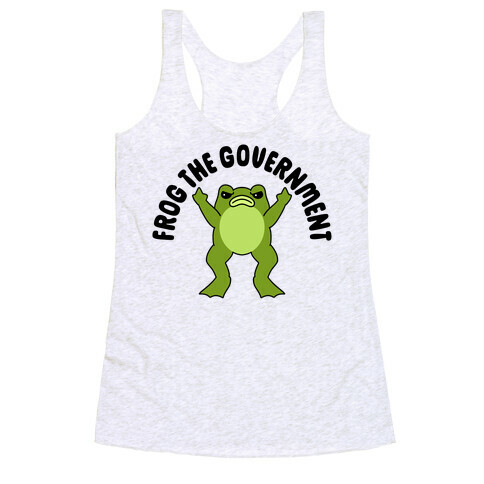 Frog The Government Racerback Tank Top