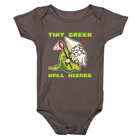 Tiny Green Mall Wizard Baby One-Piece