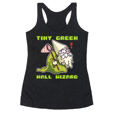 Tiny Green Mall Wizard Racerback Tank Top