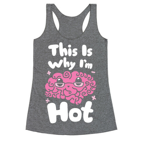 This Is Why I'm Hot Racerback Tank Top