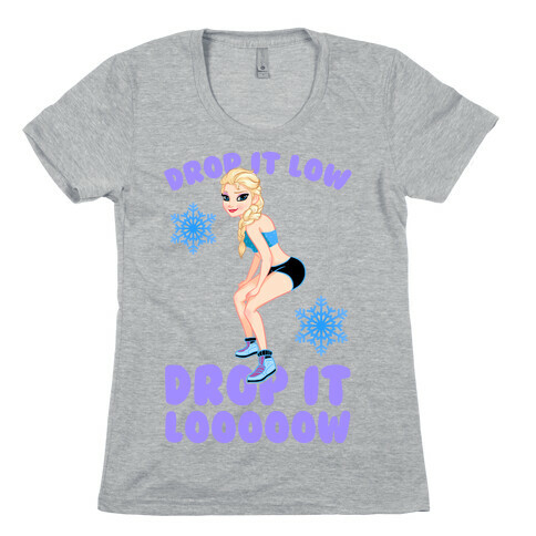Twerking Elsa Womens T-Shirt