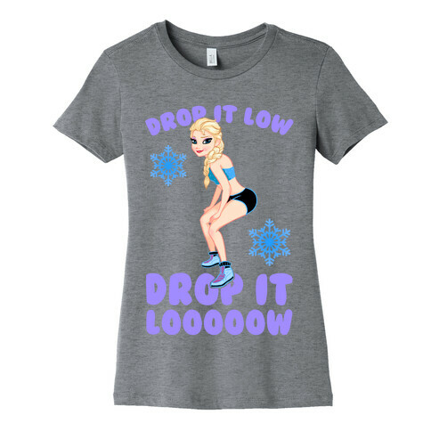 Twerking Elsa Womens T-Shirt