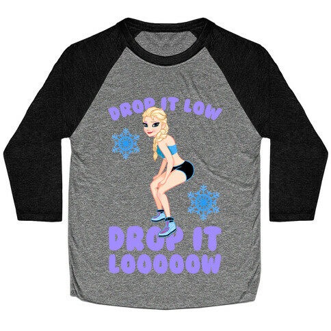 Twerking Elsa Baseball Tee