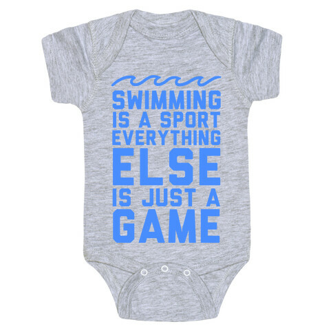 Swimming is a Sport Baby One-Piece