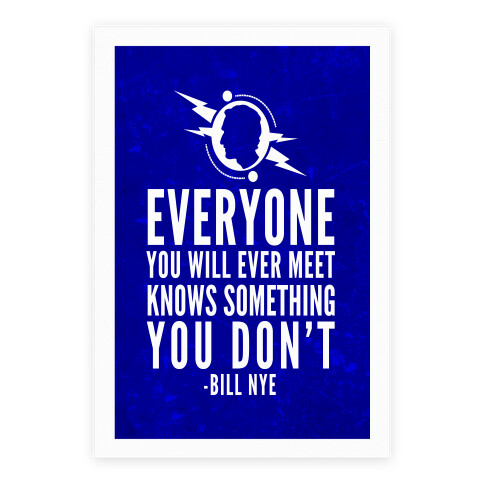 Everyone You Will Ever Meet Knows Something You Don't Poster