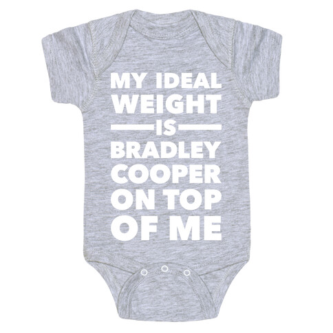 Ideal Weight (Bradley Cooper) Baby One-Piece