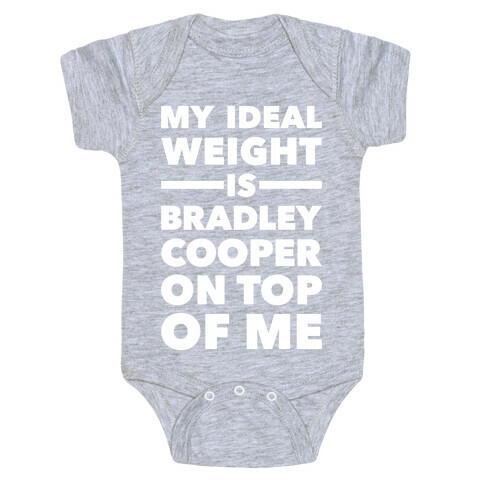 Ideal Weight (Bradley Cooper) Baby One-Piece