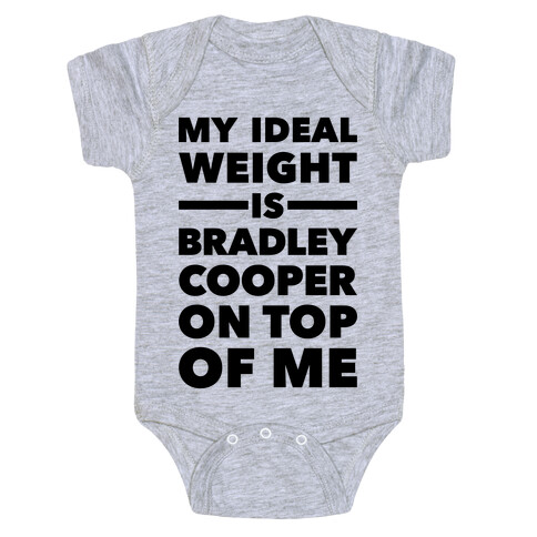 Ideal Weight (Bradley Cooper) Baby One-Piece