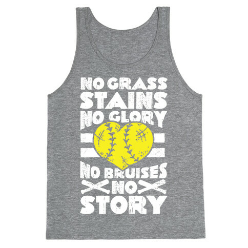 No Grass Stains No Glory  Tank Top