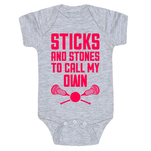 Sticks And Stones To Call My Own Baby One-Piece