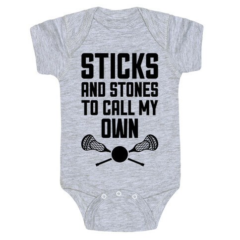 Sticks And Stones To Call My Own Baby One-Piece