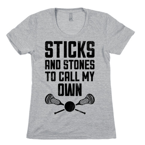 Sticks And Stones To Call My Own (Vintage) Womens T-Shirt