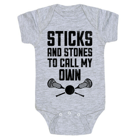 Sticks And Stones To Call My Own (Vintage) Baby One-Piece