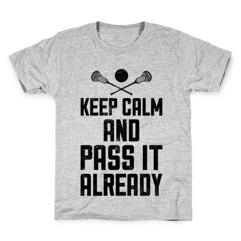 Keep Calm And Pass It Already (Vintage) Kids T-Shirt