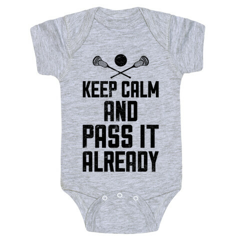 Keep Calm And Pass It Already (Vintage) Baby One-Piece