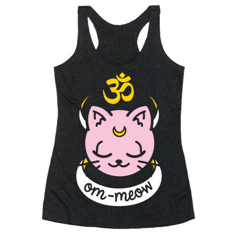 Om-Meow Racerback Tank Top