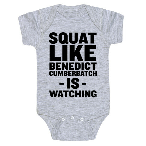 Squat Like Benedict Cumberbatch Baby One-Piece