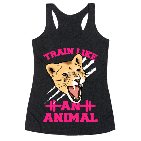 Train Like an Animal Racerback Tank Top