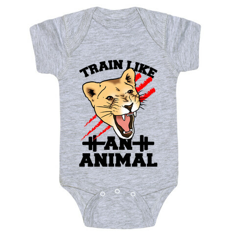 Train Like an Animal (athletic) Baby One-Piece