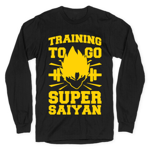 Training to Go Super Saiyan Long Sleeve T-Shirt