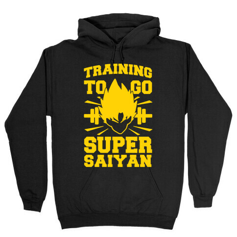 Training to Go Super Saiyan Hooded Sweatshirt