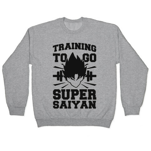 Training to Go Super Saiyan (black) Pullover