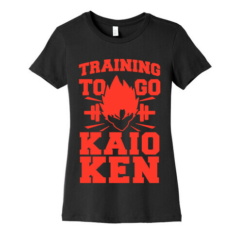 Training to Go Kaio-Ken Womens T-Shirt