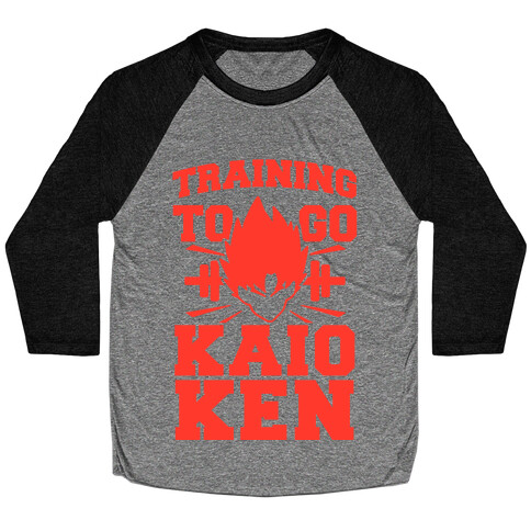 Training to Go Kaio-Ken Baseball Tee