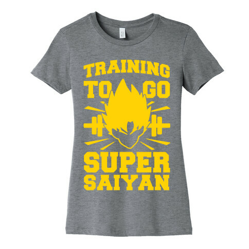 Training to Go Super Saiyan Womens T-Shirt