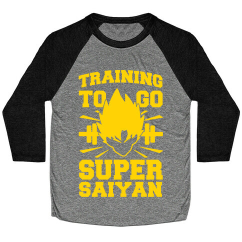 Training to Go Super Saiyan Baseball Tee