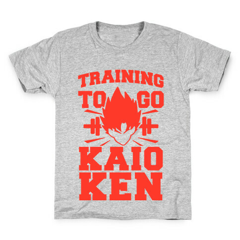 Training to Go Kaio-Ken Kids T-Shirt