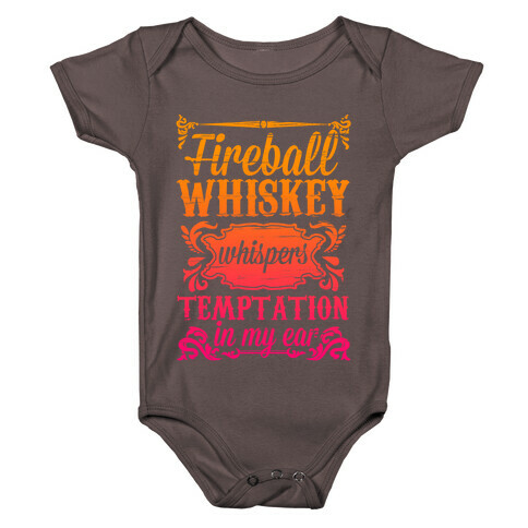 Whiskey Whispers Temptation In My Ear Baby One-Piece