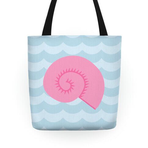 Seashell and Waves Tote