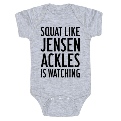 Squat Like Jensen Ackles Is Watching Baby One-Piece