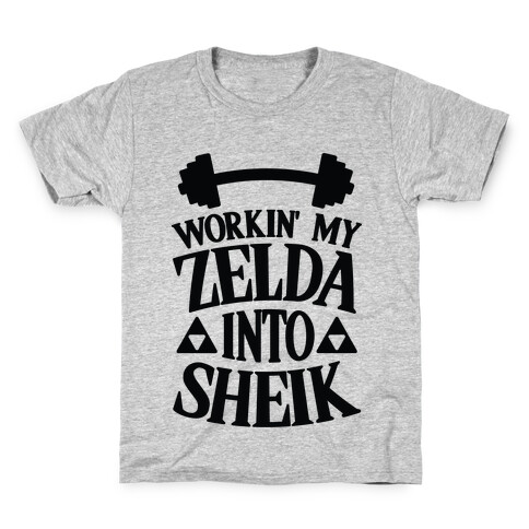 Workin' My Zelda Into Sheik Kids T-Shirt